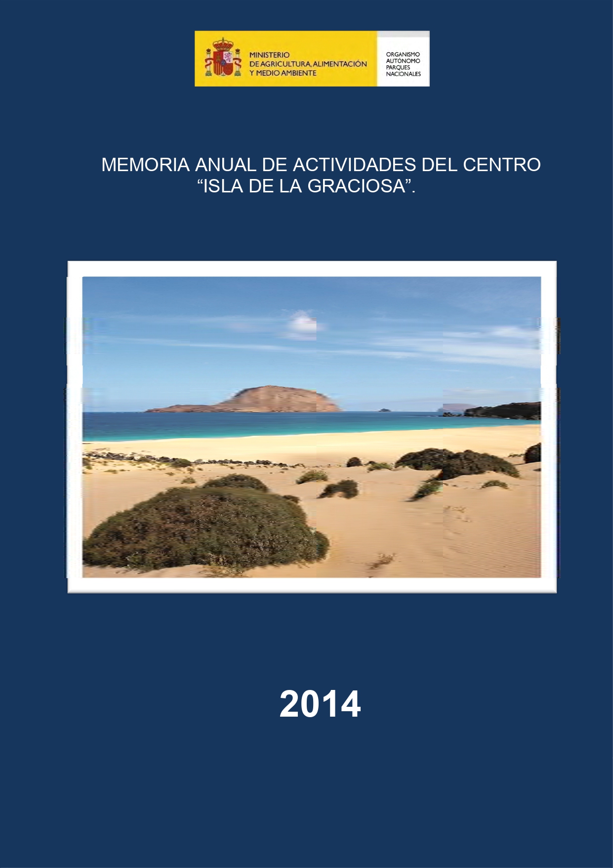 Memoria anual de actividades del centro 'Isla de La Graciosa' (2014)